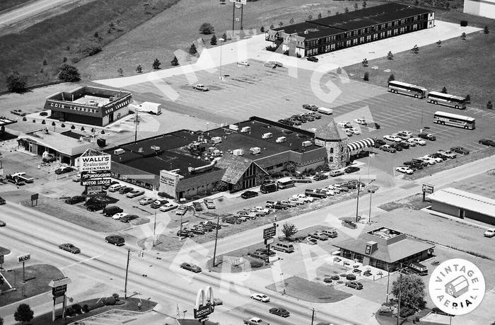 Wallis Drive-In - Vintage Aerial